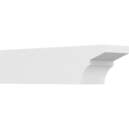 Ekena Millwork Standard Monterey Architectural Grade PVC Rafter Tail, 6"W X 6"H X 24"L RFTP06X06X24MON
